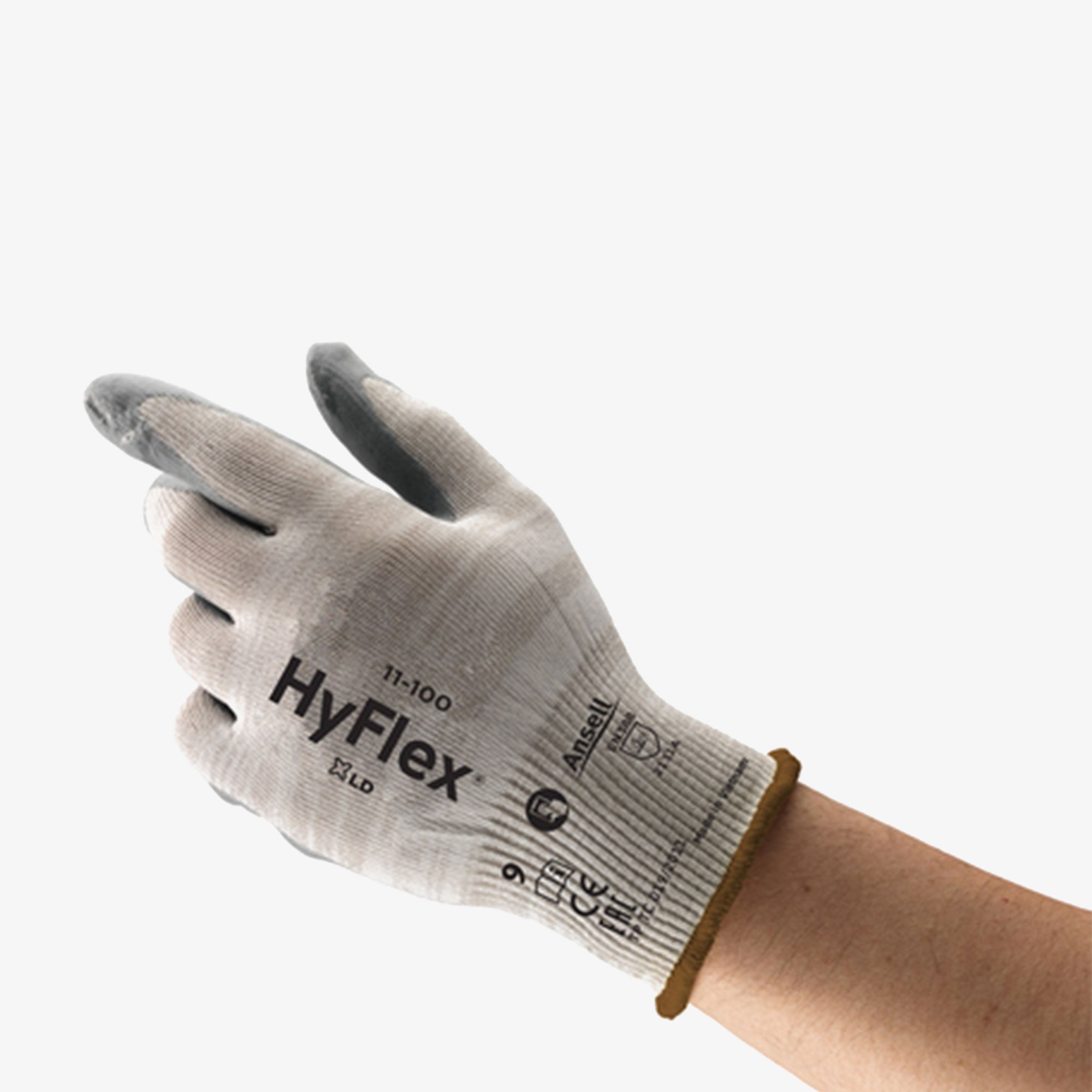 ANSELL HyFlex 11-100 Protective gloves package - 12 pairs