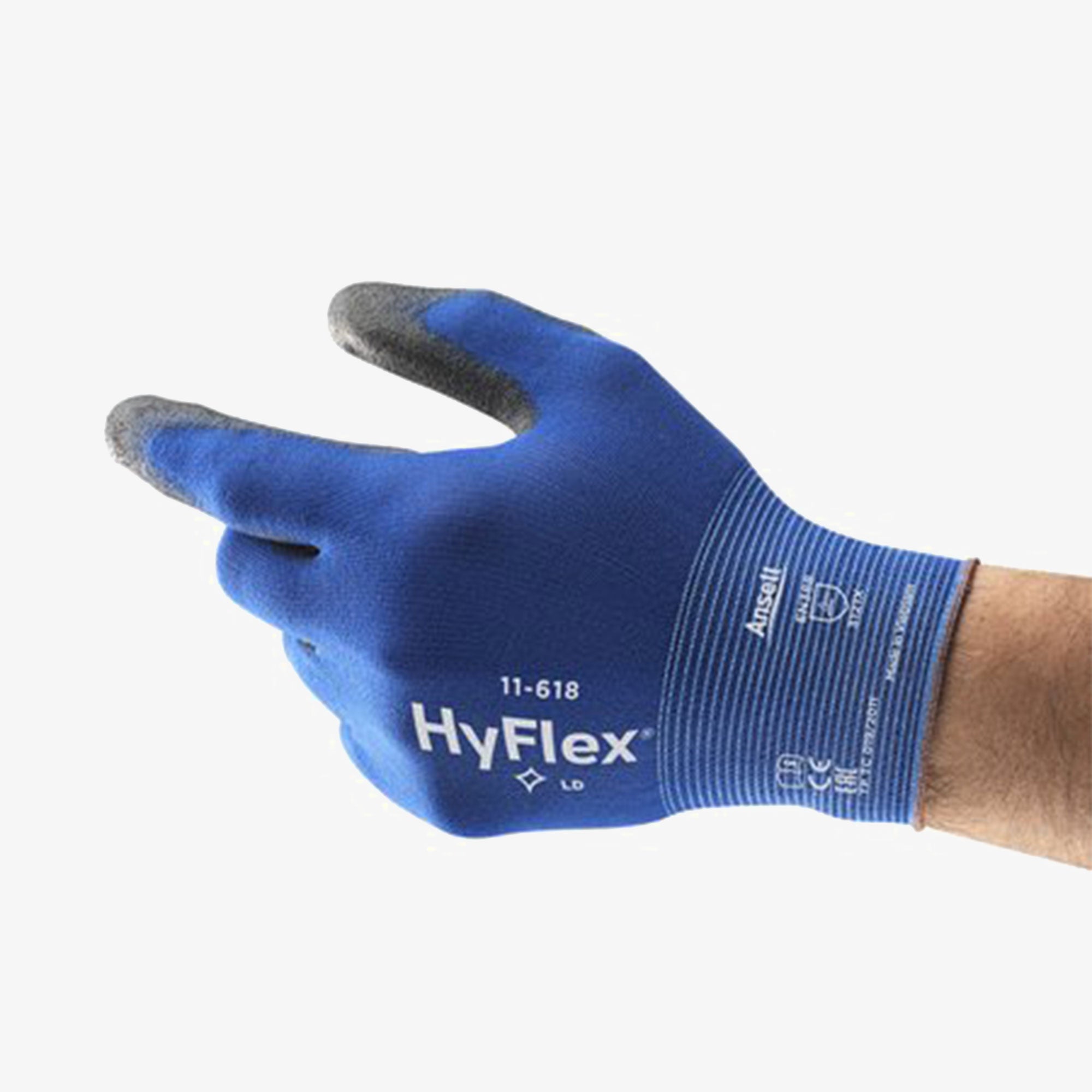 ANSELL HyFlex 11-618 Protective gloves package - 12 pairs