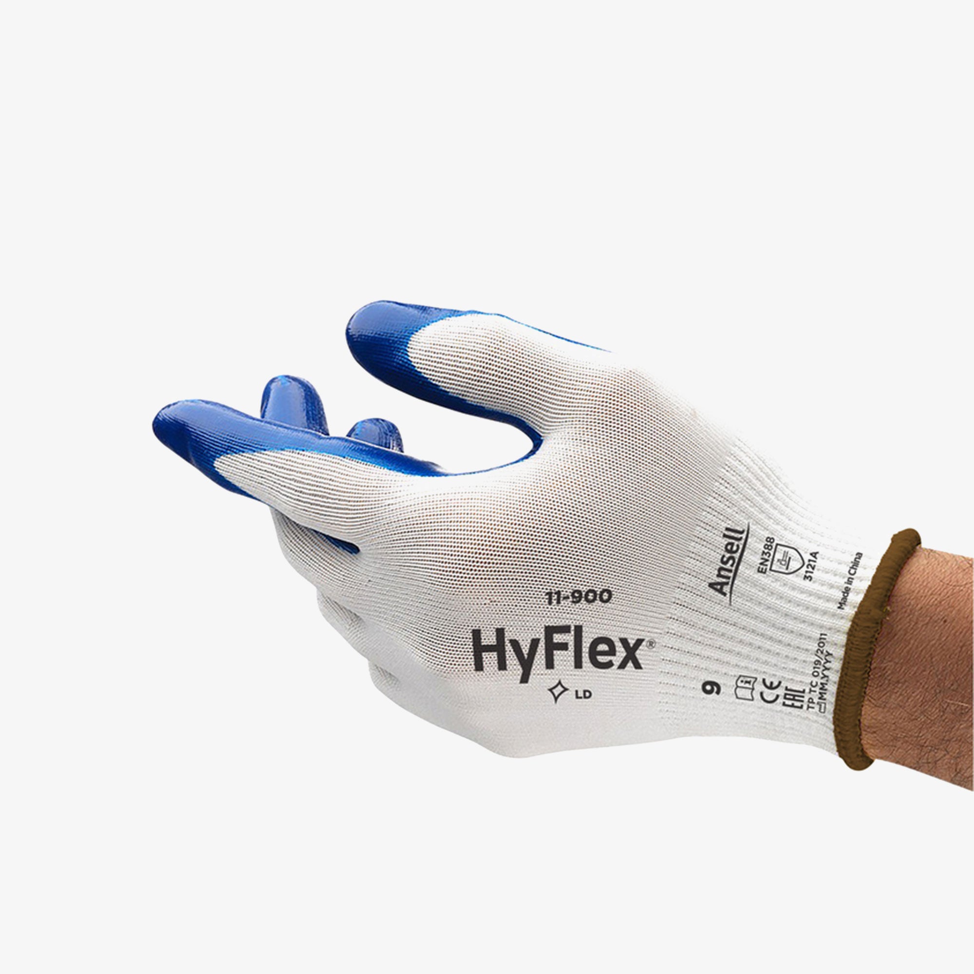 ANSELL HyFlex 11-900 Protective gloves package - 12 pairs