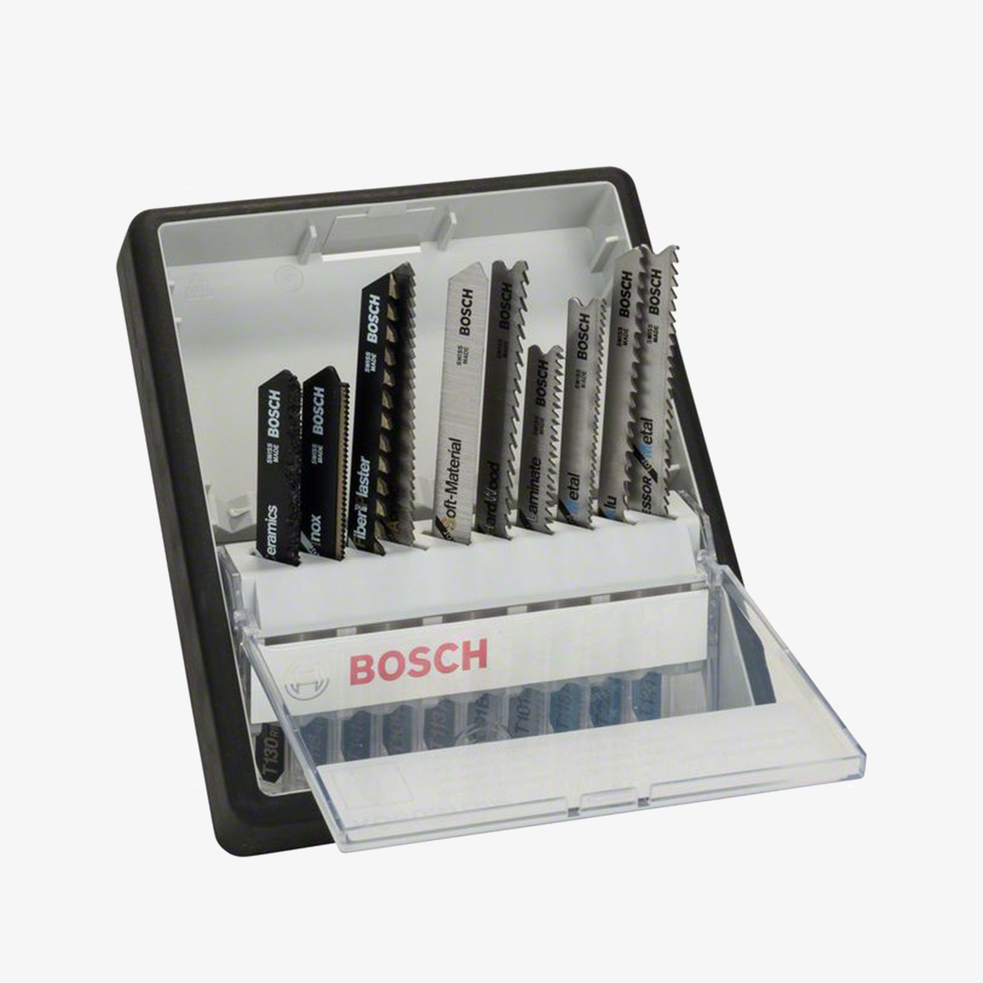 BOSCH 2607010574 Set of 10 jigsaw blades Robust Line with T-mount, special materials