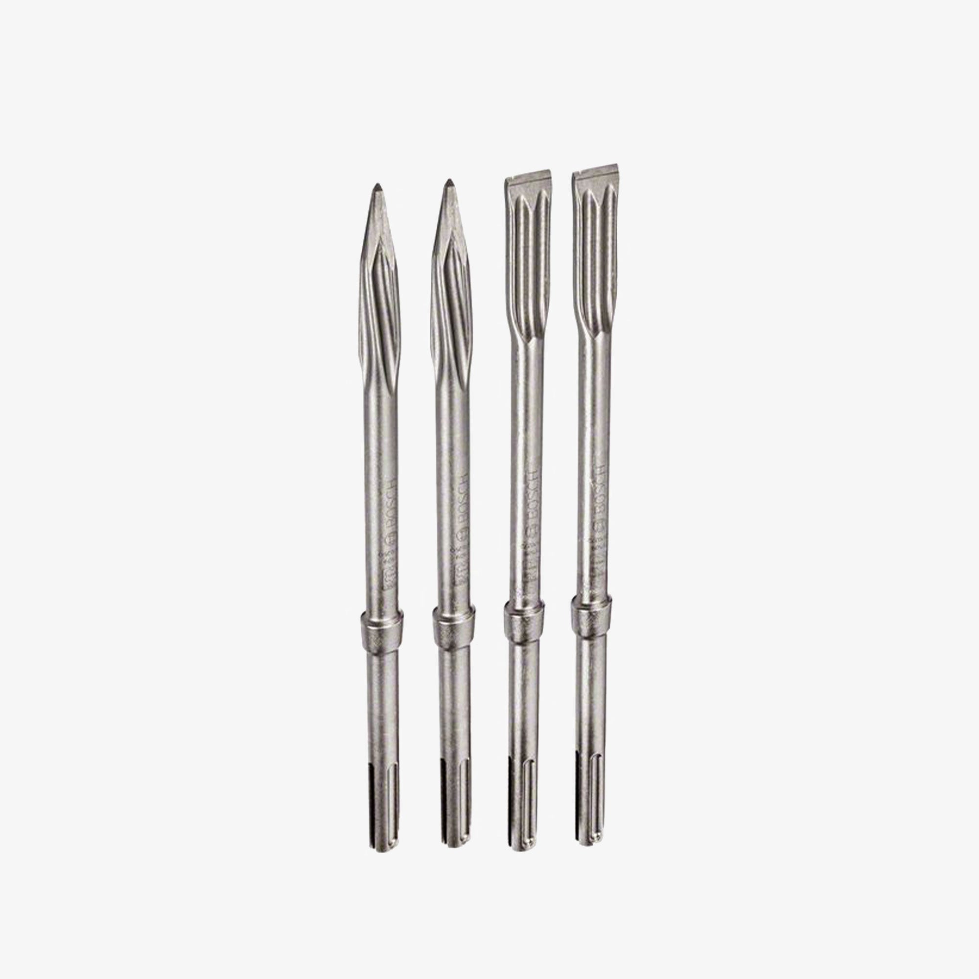 BOSCH 2607017368 4-piece chisel set SDS max