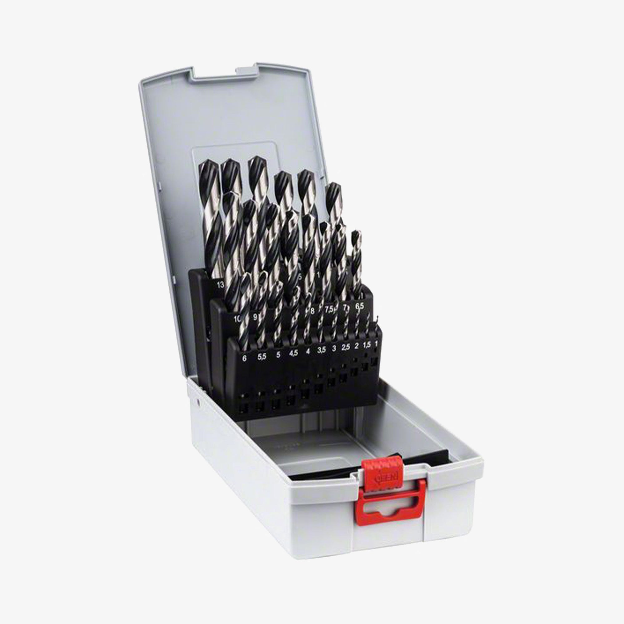 BOSCH 2608577352 Spiral drill bit HSS PointTeQ ProBox, 25 pcs., 1 – 13 mm