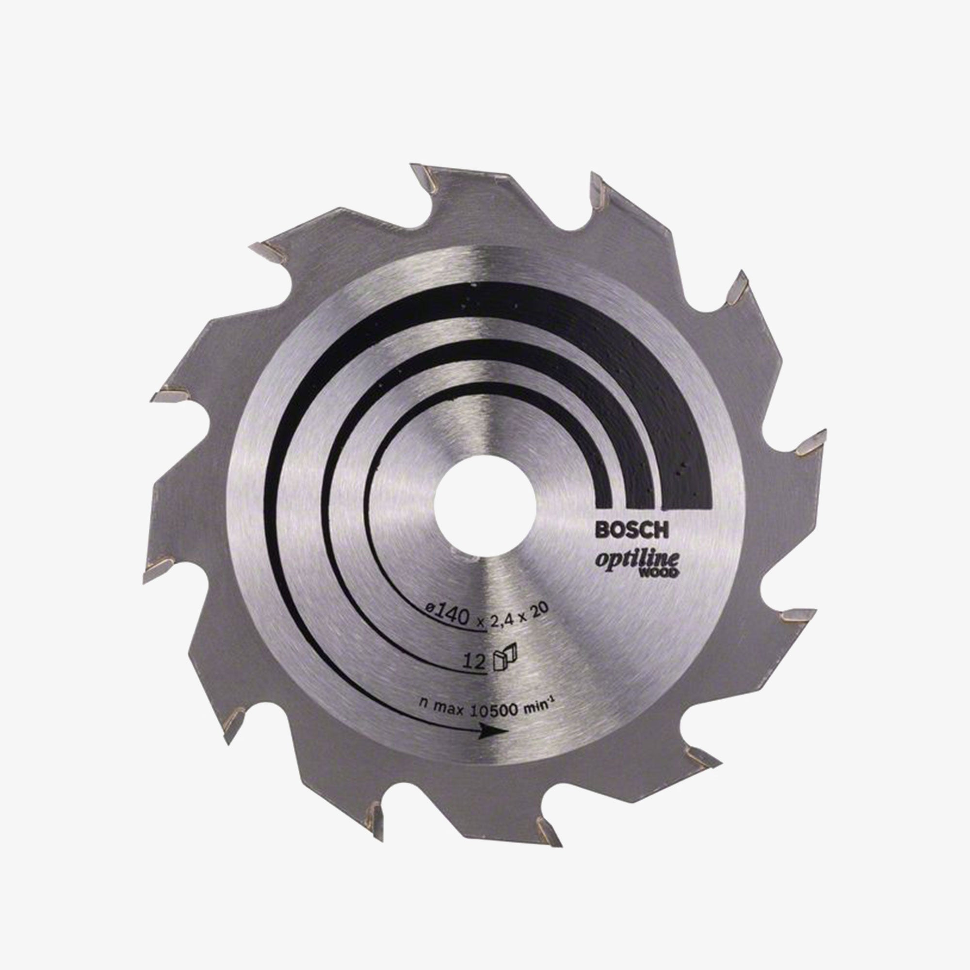 BOSCH 2608641168 Circular saw blade Optiline Wood 140mm