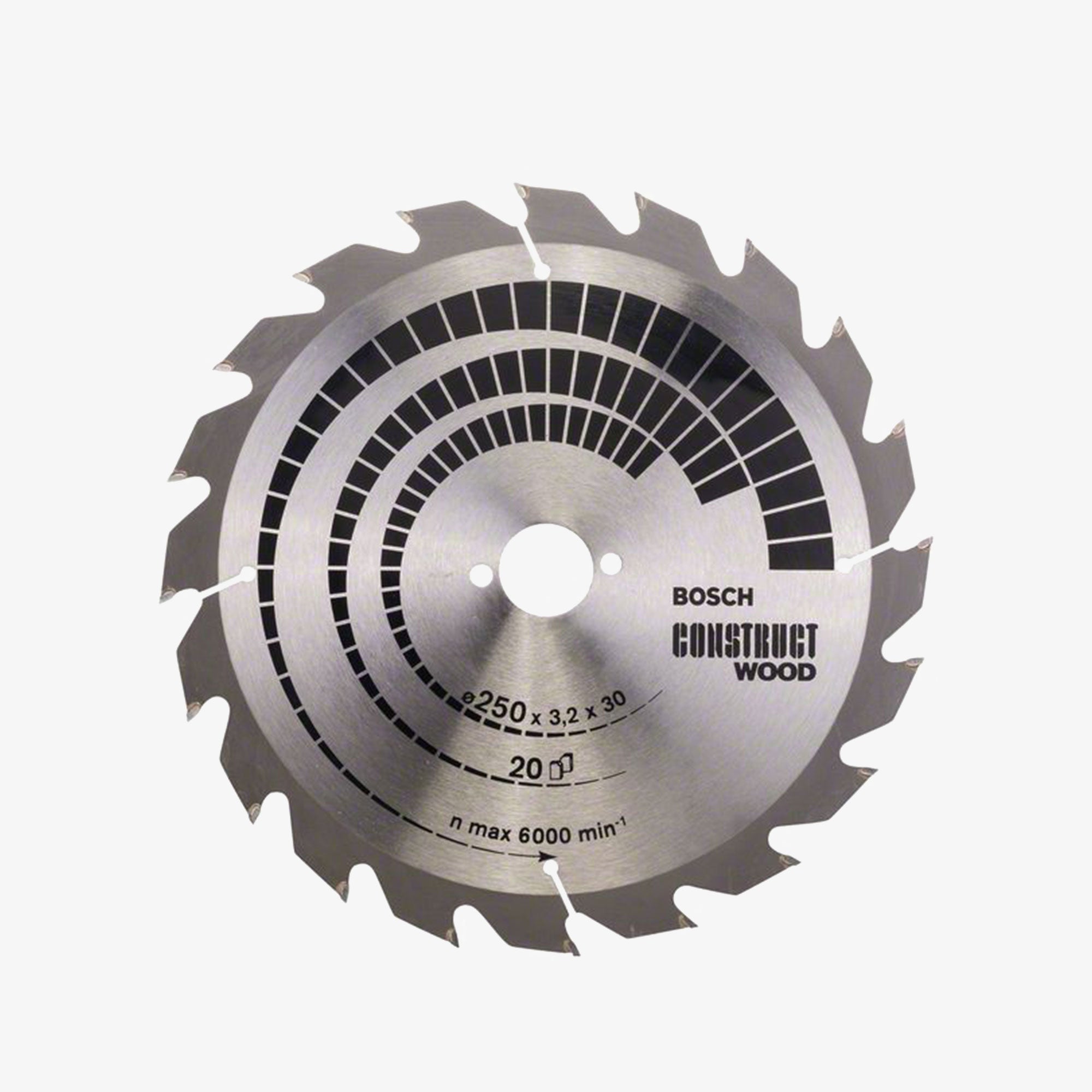 BOSCH 2608641774 Circular saw blade Construct Wood for table saws 250 mm