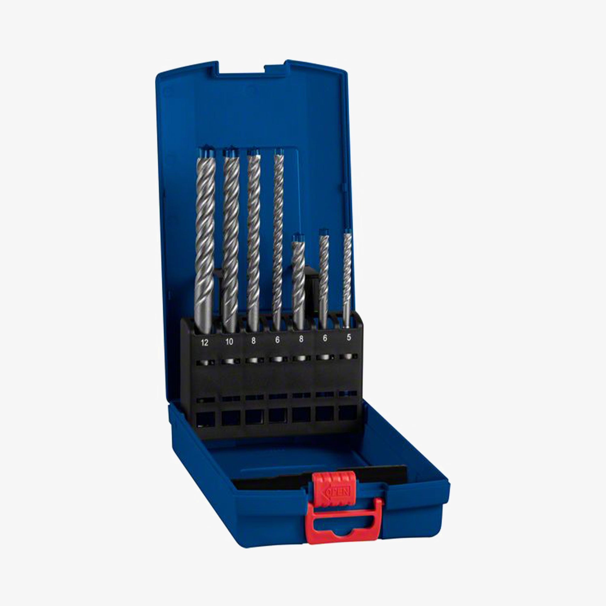 BOSCH 2608900195 Hammer drill bit set EXPERT SDS plus-7X EXPERT SDS plus-7X, 5/6/6/8/8/10/12 mm, 7 pcs.