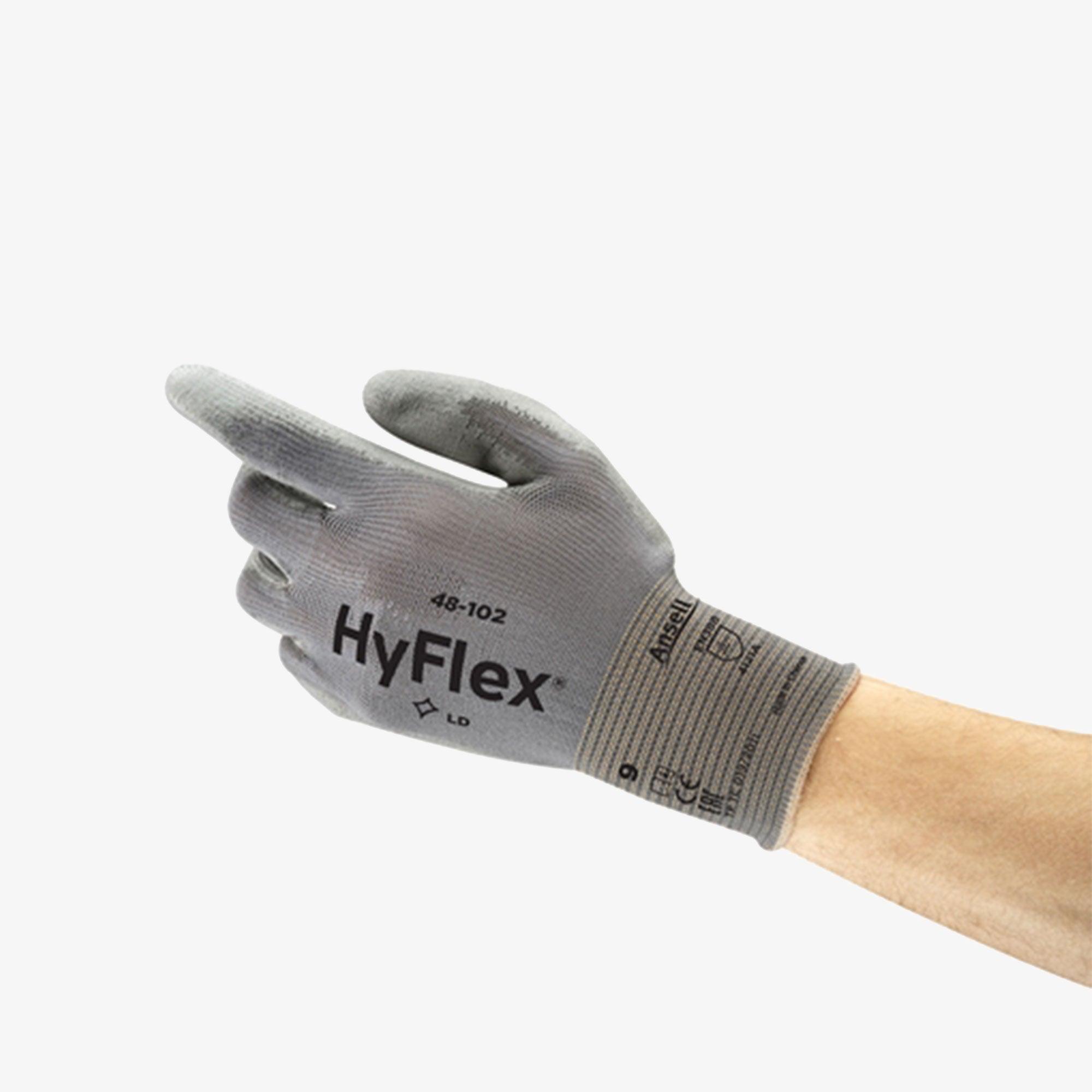 ANSELL HyFlex 48-102 Protective gloves package - 12 pairs