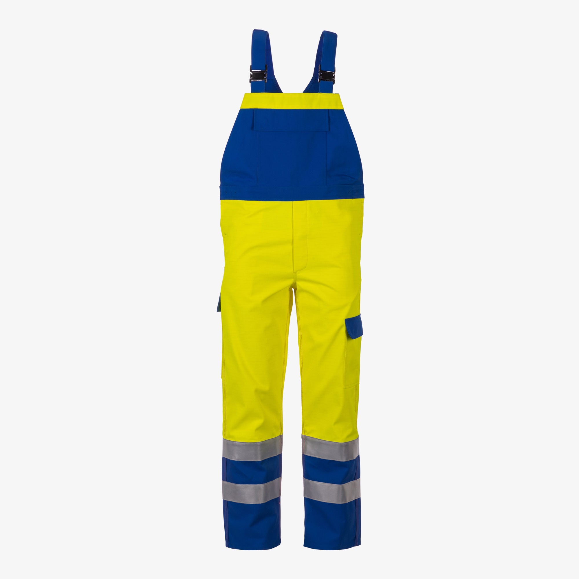 PLANAM Major protect HV suspender work pants high visibility