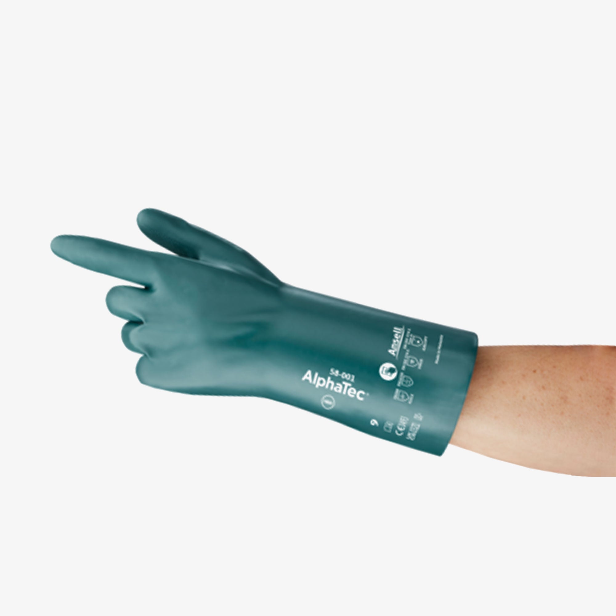 ANSELL AlphaTec 58-001 ESD Chemical gloves package - 12 pairs