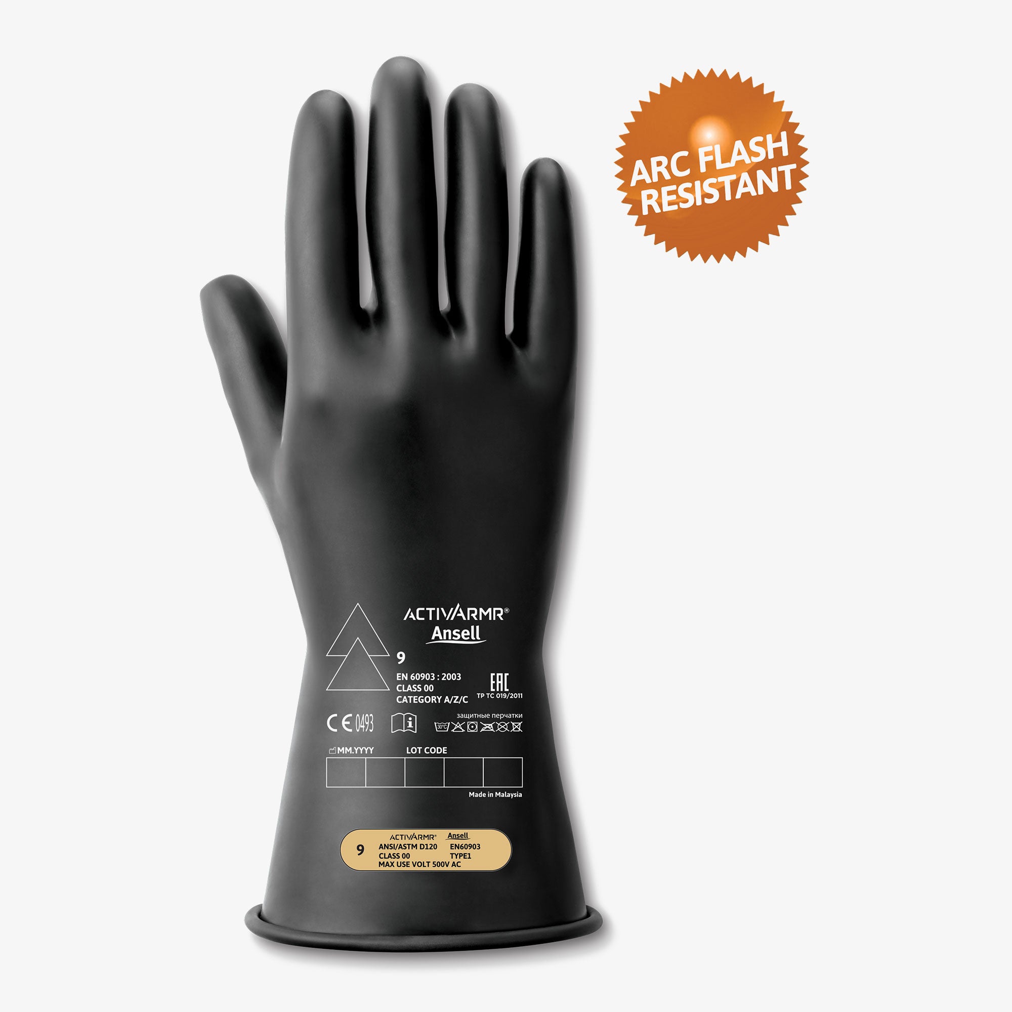 ANSELL ActivArmr RIG0011B Electrically insulating protective gloves Class 00