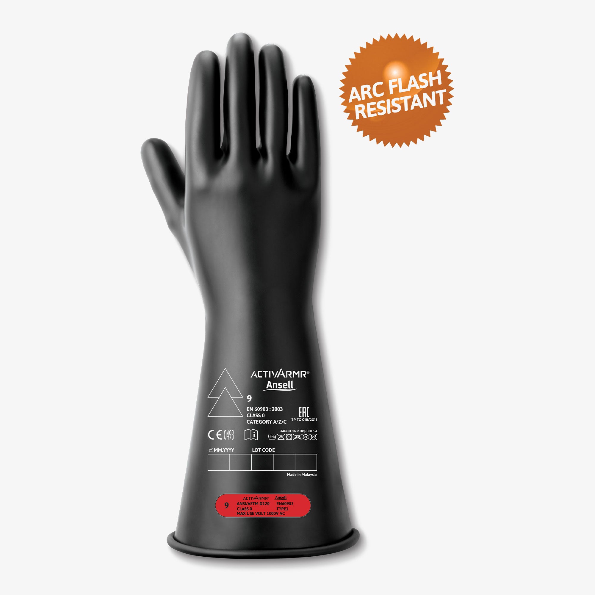 ANSELL ActivArmr RIG014B Electrically insulating protective gloves Class 0