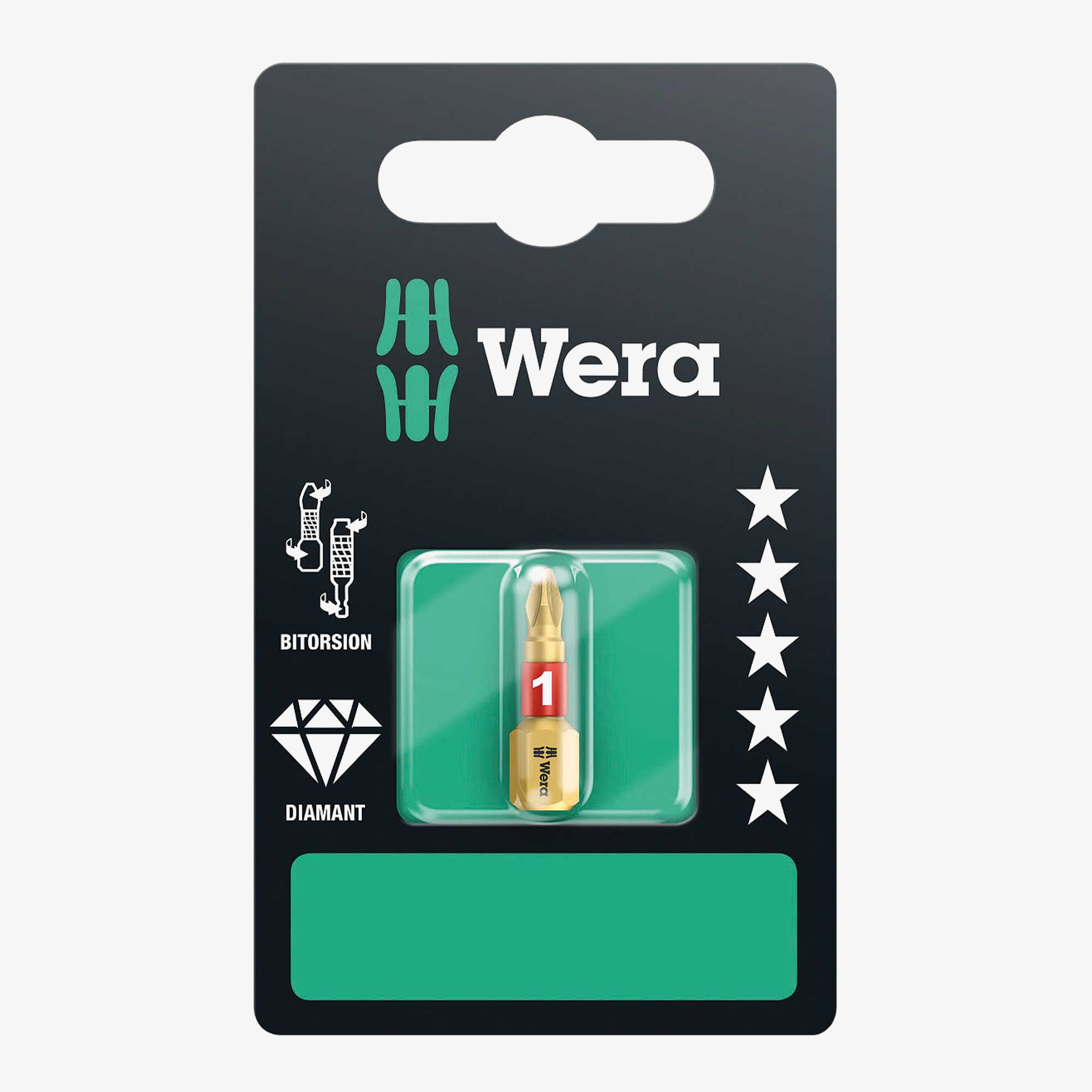 WERA 851-1 BDC PH 1 x 25 mm SB