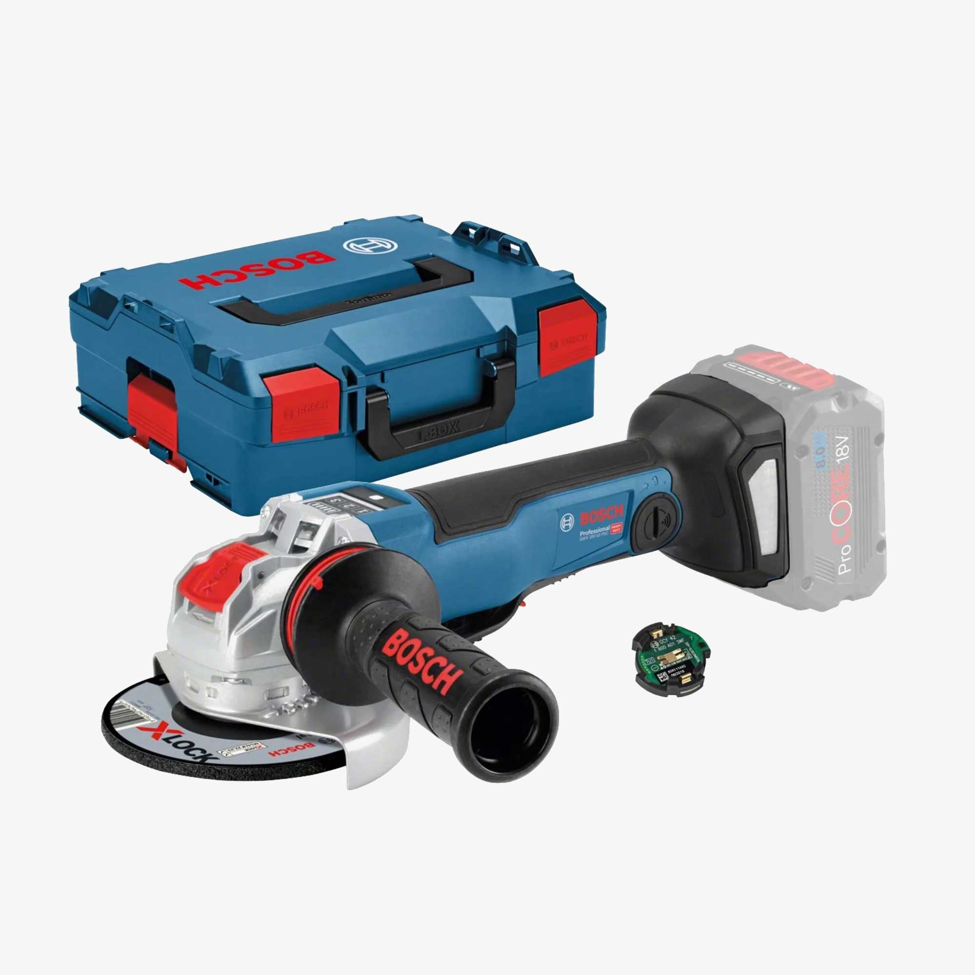 BOSCH 06017B0800 GWX 18V-10 PSC Cordless angle grinder with X-LOCK system