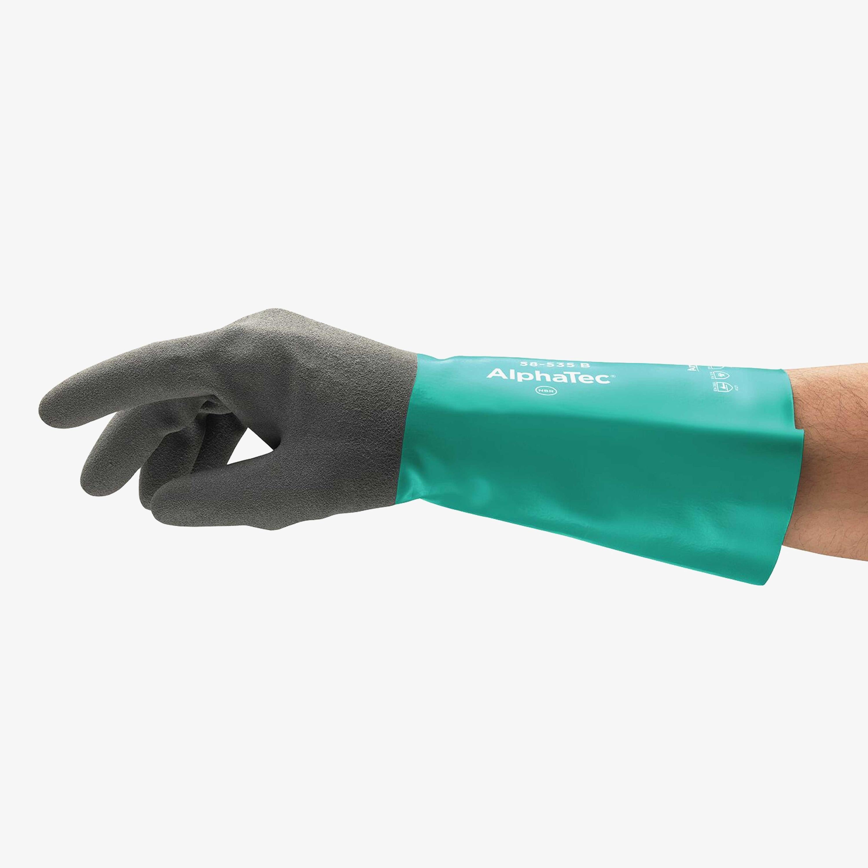 ANSELL Alphatec 58-535W Nitrile chemical gloves